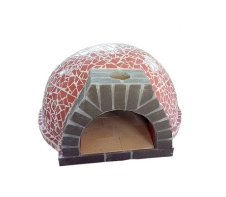 Refractory 10 minutes Ceramic Pizza Oven 70kgs Portable Wood Burning Oven