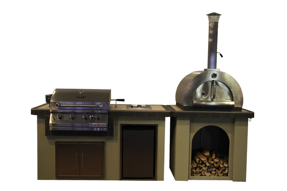 Islands AGA  Stainless Steel Wood Fired Pizza Oven Steel Wood Fired Pizza Oven