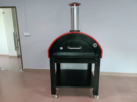 AGA Stainless Steel Wood Fired Pizza Oven , Brick Wood Fired Pizza Oven