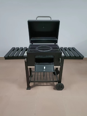 40kg Weight Charcoal BBQ Grill  23.7 Inch Portable Camping Grill With Wheels