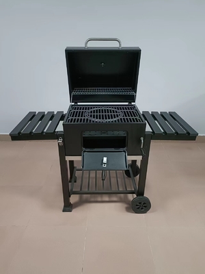 40kg Weight Charcoal BBQ Grill  23.7 Inch Portable Camping Grill With Wheels