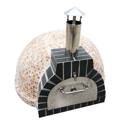 Refractory 10 minutes Ceramic Pizza Oven 70kgs Portable Wood Burning Oven