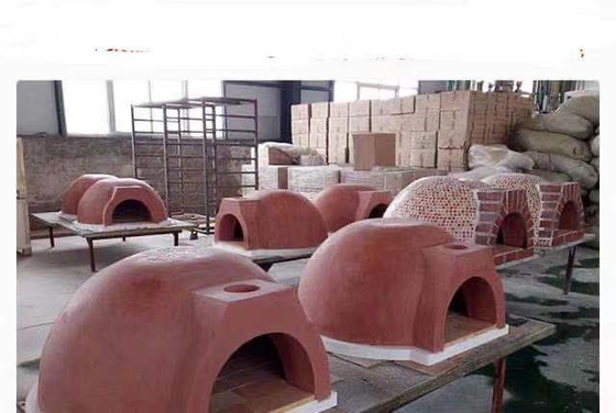 Easily Move 70 Kgs Ceramic Pizza Oven 10 min Pizza Ceramic Oven