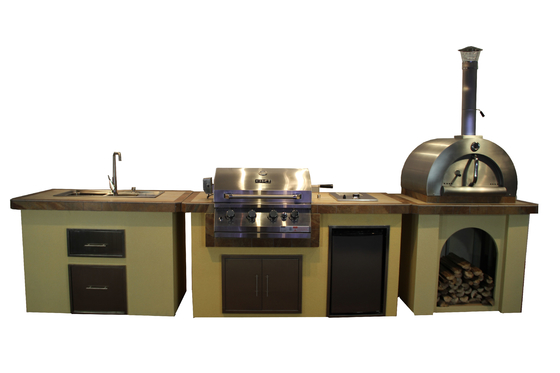 Islands AGA  Stainless Steel Wood Fired Pizza Oven Steel Wood Fired Pizza Oven