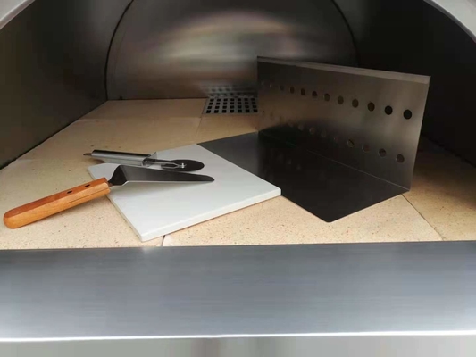 201 Stainless Steel Wood Fired Pizza Oven 900mm Outdoor Stainless Pizza Oven