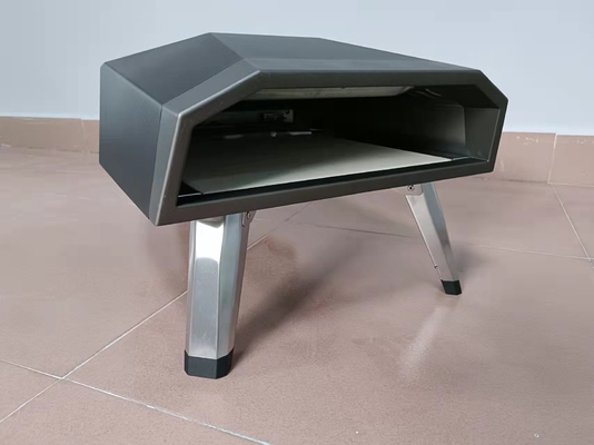Stainless Steel Gas Powered Pizza Oven With Insulated Walls