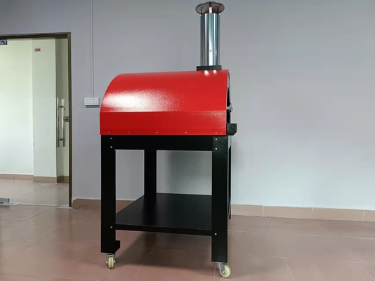 Movable Stainless Steel Pizza Oven Wood Fired CSA Burning Stove