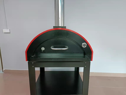 Brick  Stainless Steel Wood Fired Pizza Oven Machine Outdoor