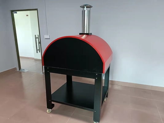 Brick  Stainless Steel Wood Fired Pizza Oven Machine Outdoor