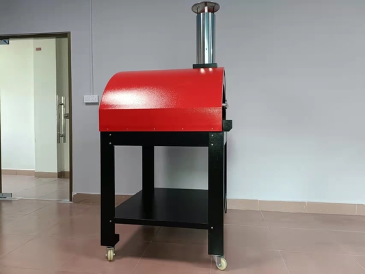 Brick  Stainless Steel Wood Fired Pizza Oven Machine Outdoor