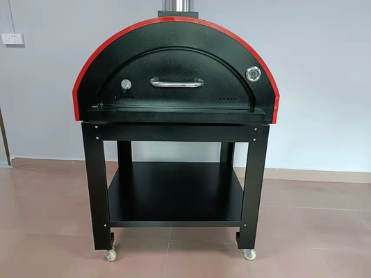 950mm Mobile Wood Fired Pizza Oven 201S Stainless Steel Wood Oven