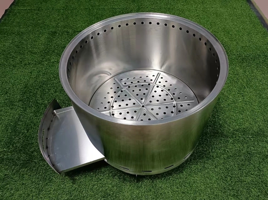 Outdoor Metal 304ss Portable Fire Pits CSA Garden Square Fire Pit