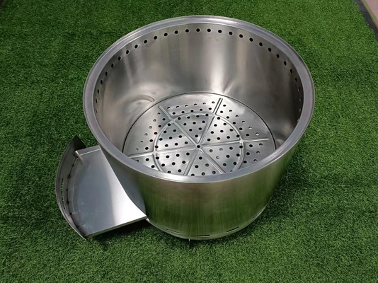 Outdoor Metal 304ss Portable Fire Pits CSA Garden Square Fire Pit