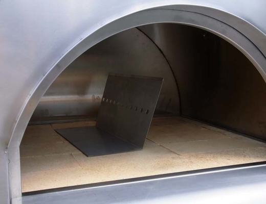 Durable Burning Stainless Steel Wood Fired Pizza Oven 750mm