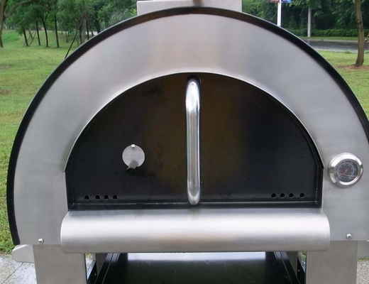 Durable Burning Stainless Steel Wood Fired Pizza Oven 750mm