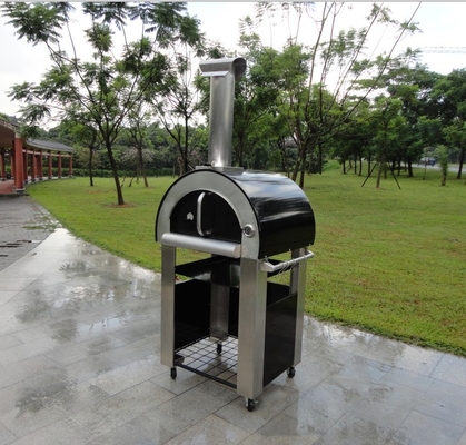 Durable Burning Stainless Steel Wood Fired Pizza Oven 750mm