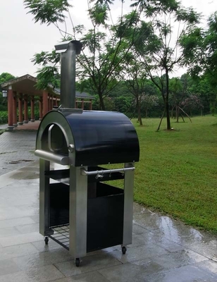 Durable Burning Stainless Steel Wood Fired Pizza Oven 750mm